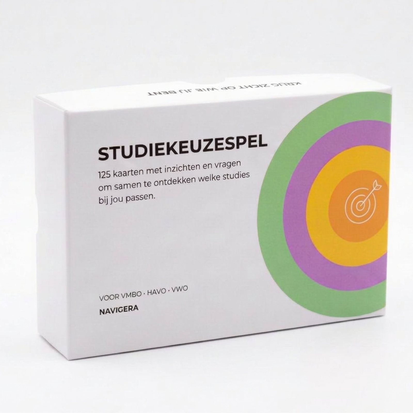 Doosje van het Navigera Studiekeuzespel, vooraanzicht